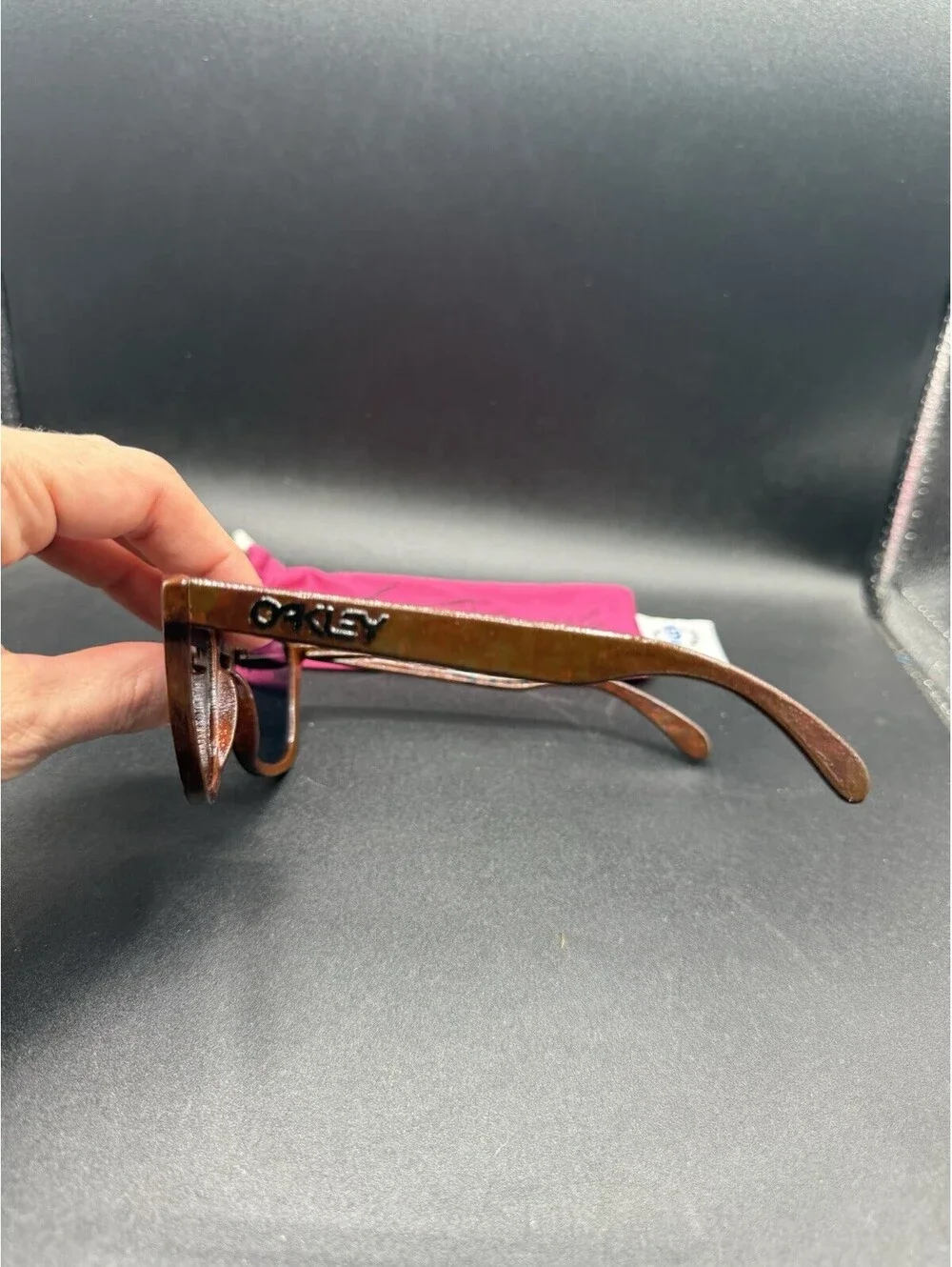 Oakley Frogskin Custom Brown/Grey Lenses